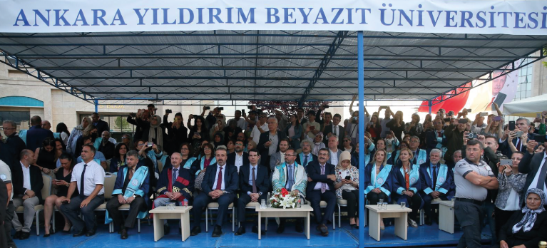 Müdürümüz Ankara Yıldırım Beyazıt Üniversitesi (YBÜ) Tıp Fakültesi'nin 2021-2022 Akademik Yılı Mezuniyet Töreni'ne katıldı 